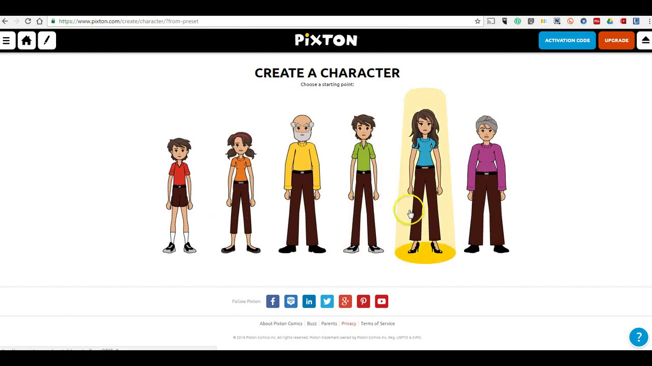 Pixton Comics Example